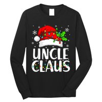 Uncle Claus Christmas Lights Pajama Family Matching Long Sleeve Shirt