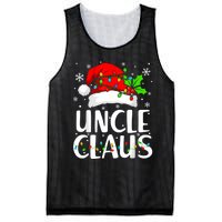 Uncle Claus Christmas Lights Pajama Family Matching Mesh Reversible Basketball Jersey Tank