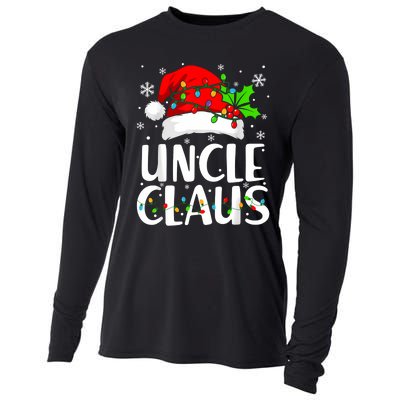 Uncle Claus Christmas Lights Pajama Family Matching Cooling Performance Long Sleeve Crew