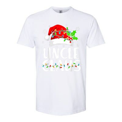 Uncle Claus Christmas Lights Pajama Family Matching Softstyle CVC T-Shirt