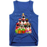 Ugly Christmas Cat Tree Funny Siamese Cat Xmas Funny Gift Tank Top