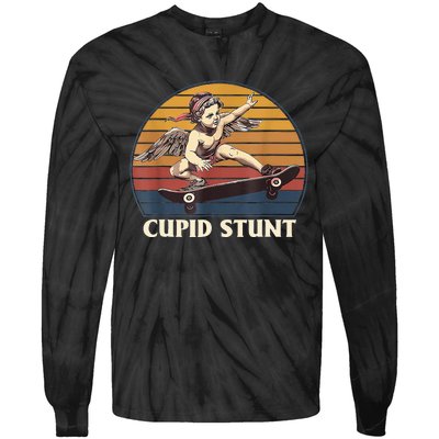 Unhinged Cringe Cupid Stunt Tie-Dye Long Sleeve Shirt