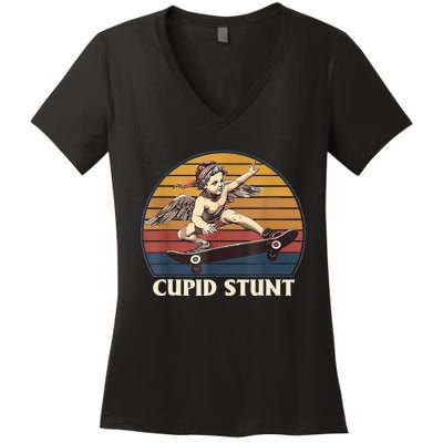 Unhinged Cringe Cupid Stunt Women's V-Neck T-Shirt