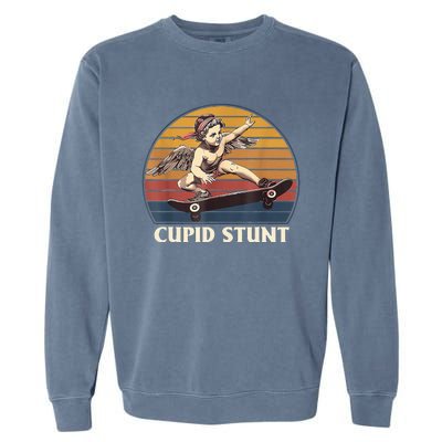 Unhinged Cringe Cupid Stunt Garment-Dyed Sweatshirt