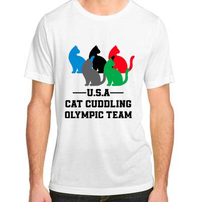 Usa Cat Cuddling Team Adult ChromaSoft Performance T-Shirt