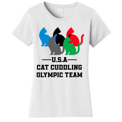 Usa Cat Cuddling Team Women's T-Shirt