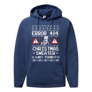 Ugly Christmas Computer Meaningful Gift Funny Nerd Gift Performance Fleece Hoodie