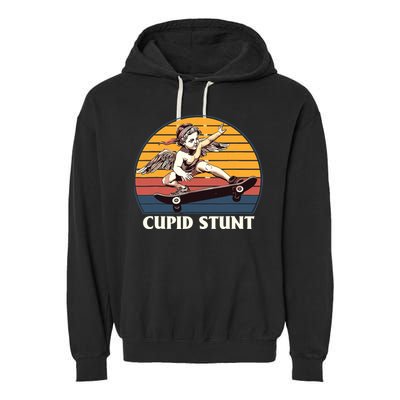 Unhinged Cringe Cupid Stunt Garment-Dyed Fleece Hoodie