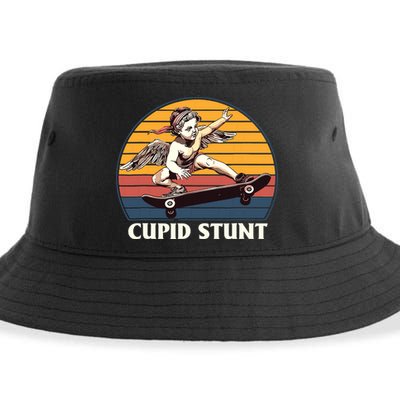 Unhinged Cringe Cupid Stunt Sustainable Bucket Hat