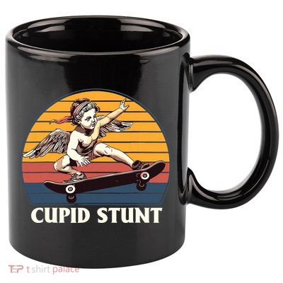 Unhinged Cringe Cupid Stunt 11oz C Handle Ceramic Mug
