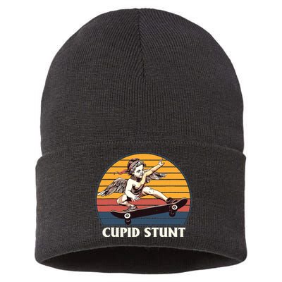 Unhinged Cringe Cupid Stunt Sustainable Knit Beanie
