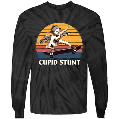 Unhinged Cringe Cupid Stunt Tie-Dye Long Sleeve Shirt