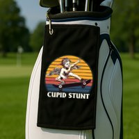 Unhinged Cringe Cupid Stunt Golf Towel
