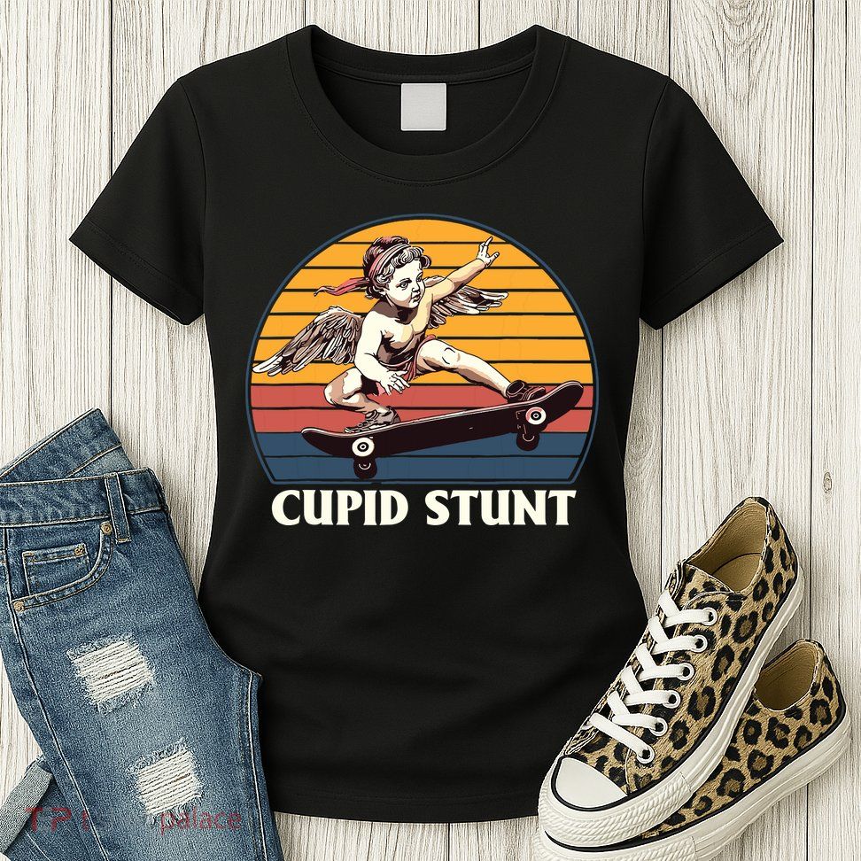 Unhinged Cringe Cupid Stunt Womens T-Shirt