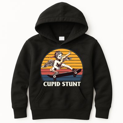 Unhinged Cringe Cupid Stunt Kids Hoodie