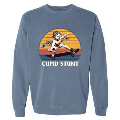 Unhinged Cringe Cupid Stunt Garment-Dyed Sweatshirt