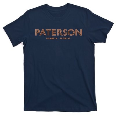 USA City Coordinates US Paterson T-Shirt