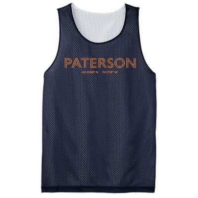 USA City Coordinates US Paterson Mesh Reversible Basketball Jersey Tank