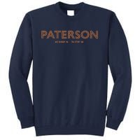 USA City Coordinates US Paterson Tall Sweatshirt