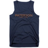 USA City Coordinates US Paterson Tank Top