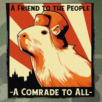 Ussr Communist Capybara Soviet A Friend To The People Legacy Tie Dye Trucker Hat