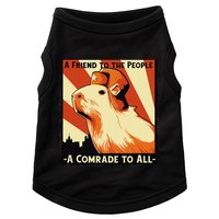 Ussr Communist Capybara Soviet A Friend To The People Doggie Tank