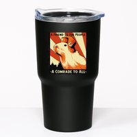 Ussr Communist Capybara Soviet A Friend To The People Tumbler