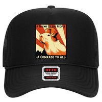 Ussr Communist Capybara Soviet A Friend To The People Hat