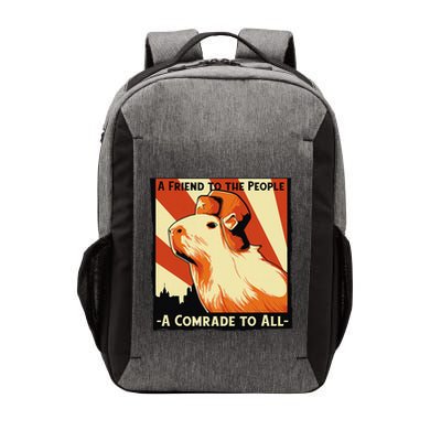 Ussr Communist Capybara Soviet A Friend To The People Vector Backpack