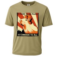 Ussr Communist Capybara Soviet A Friend To The People Performance Shirt