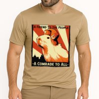 Ussr Communist Capybara Soviet A Friend To The People Performance Shirt