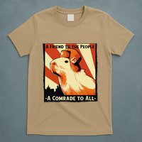 Ussr Communist Capybara Soviet A Friend To The People T-Shirt