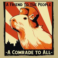 Ussr Communist Capybara Soviet A Friend To The People Cooling Performance Long Sleeve Crew