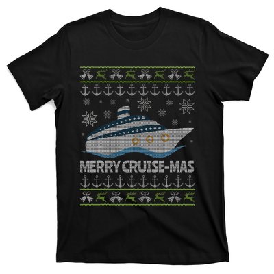 Ugly Christmas Cruise Ship Vacation Merry Cruisemas T-Shirt