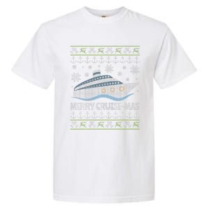 Ugly Christmas Cruise Ship Vacation Merry Cruisemas Garment-Dyed Heavyweight T-Shirt