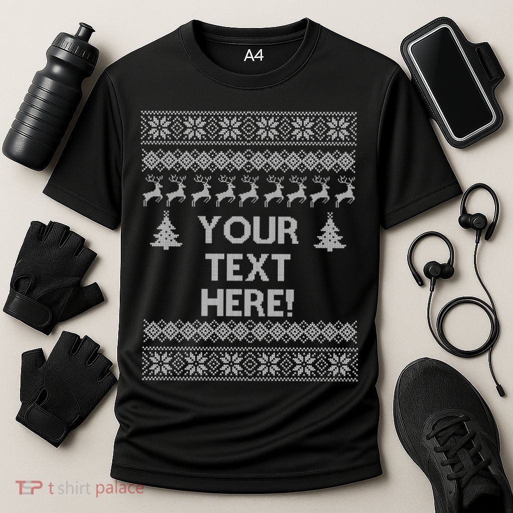 Custom Personalized Ugly Christmas Sweater Family Performance Shirt