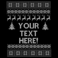 Custom Personalized Ugly Christmas Sweater Family Impact Tech Backpack