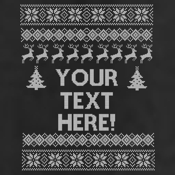 Custom Personalized Ugly Christmas Sweater Family Trucker Hat