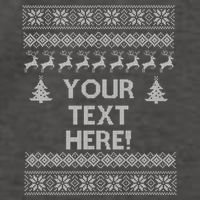 Custom Personalized Ugly Christmas Sweater Family Vector Backpack