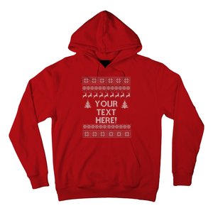 Custom Personalized Ugly Christmas Sweater Family Hoodie