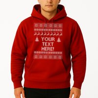 Custom Personalized Ugly Christmas Sweater Family Hoodie