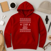 Custom Personalized Ugly Christmas Sweater Family Hoodie