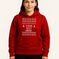 Custom Personalized Ugly Christmas Sweater Family Hoodie