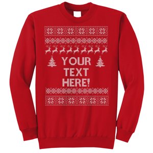 Custom Personalized Ugly Christmas Sweater Family Sweatshirt