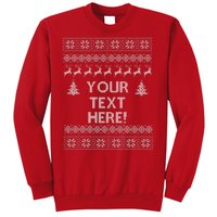 Custom Personalized Ugly Christmas Sweater Family Sweatshirt