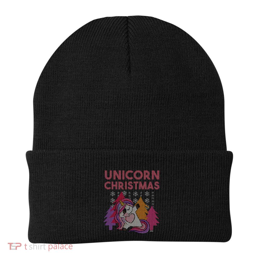 Ugly Christmas Dabbing Unicorn Beanie