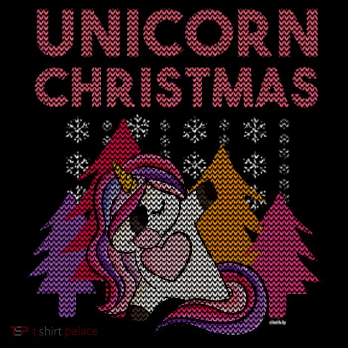 Ugly Christmas Dabbing Unicorn Drawstring Bag