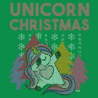 Ugly Christmas Dabbing Unicorn Toddler T-Shirt