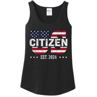 Us Citizenship Decoration American New Usa Citizen Ladies Essential Tank