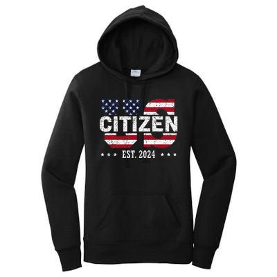 Us Citizenship Decoration American New Usa Citizen Women's Pullover Hoodie